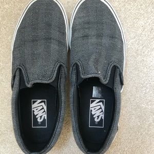 Grey Pattern Vans